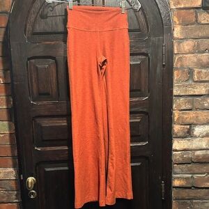 Beyond Yoga Orange Wide-Leg Pants